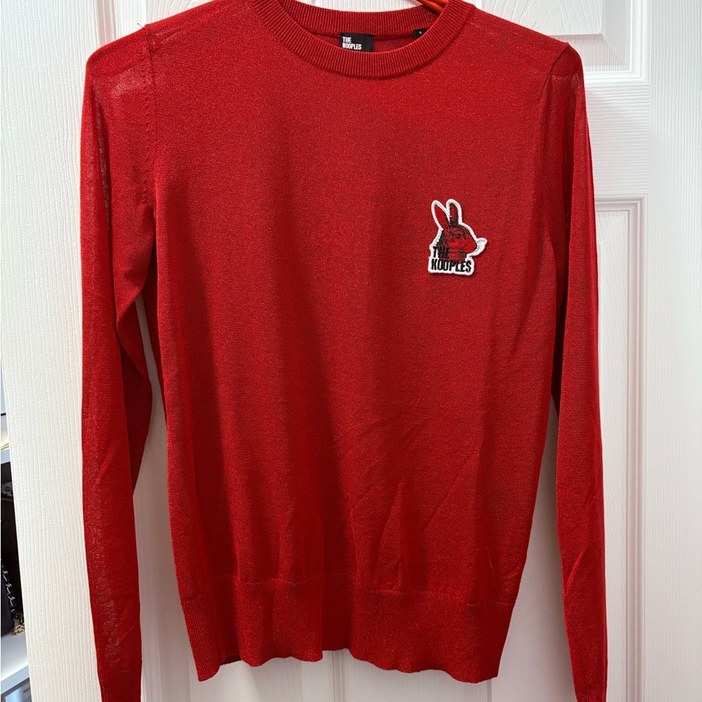 The Kooples Scarlet Crew Neck Top